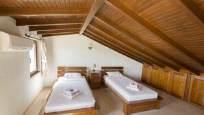 Villa, 6 Bedrooms, Sea View | 6 bedrooms, desk, bed sheets - Villa Vintage (Kas)