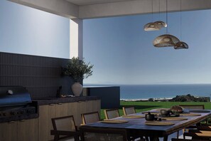 Outdoor dining - Monte Smith Grand Luxury Villa (Rhodes)