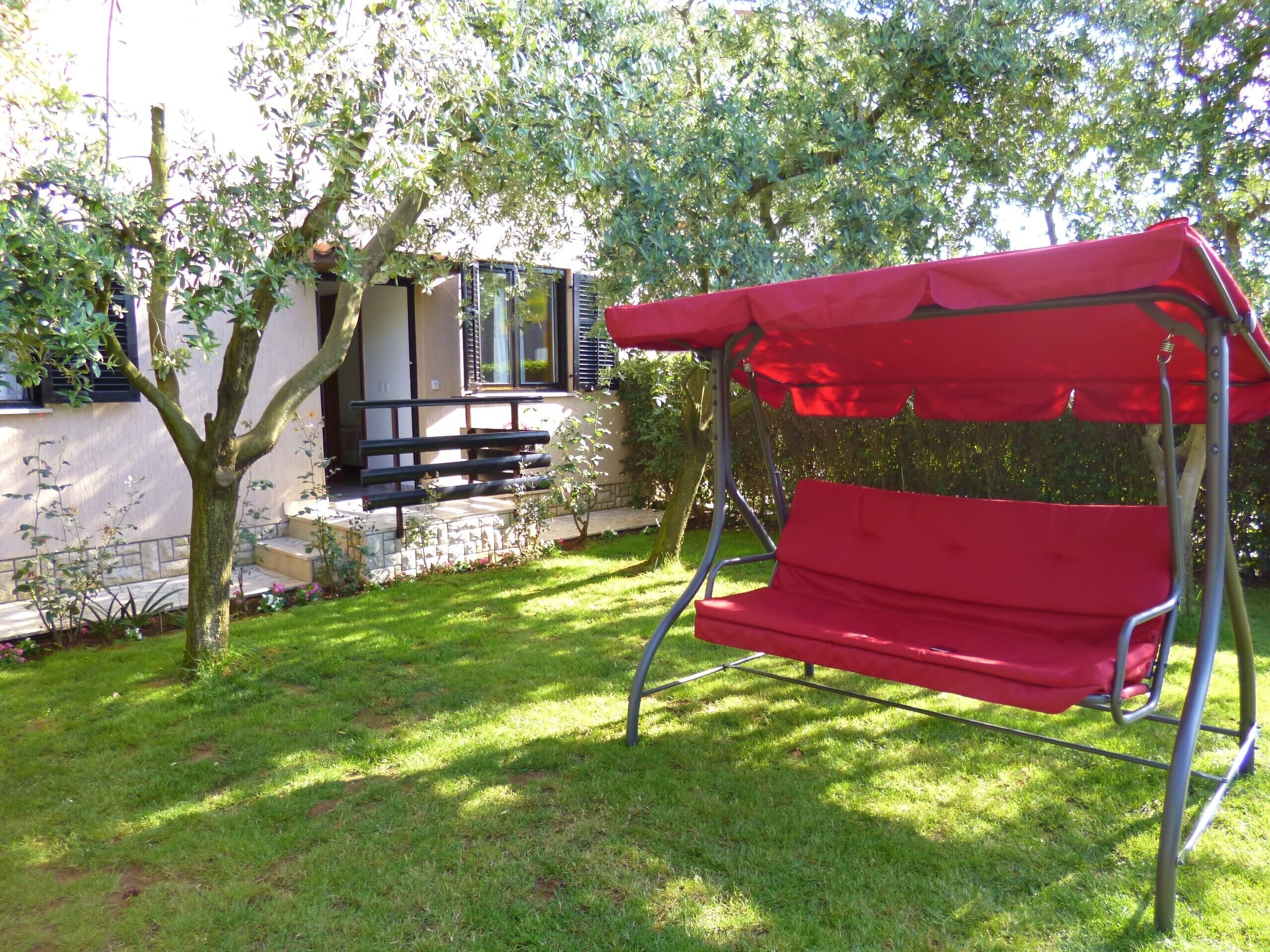Uitzicht vanuit accommodatie