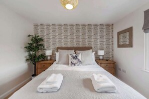 3 bedrooms, iron/ironing board, travel cot, WiFi