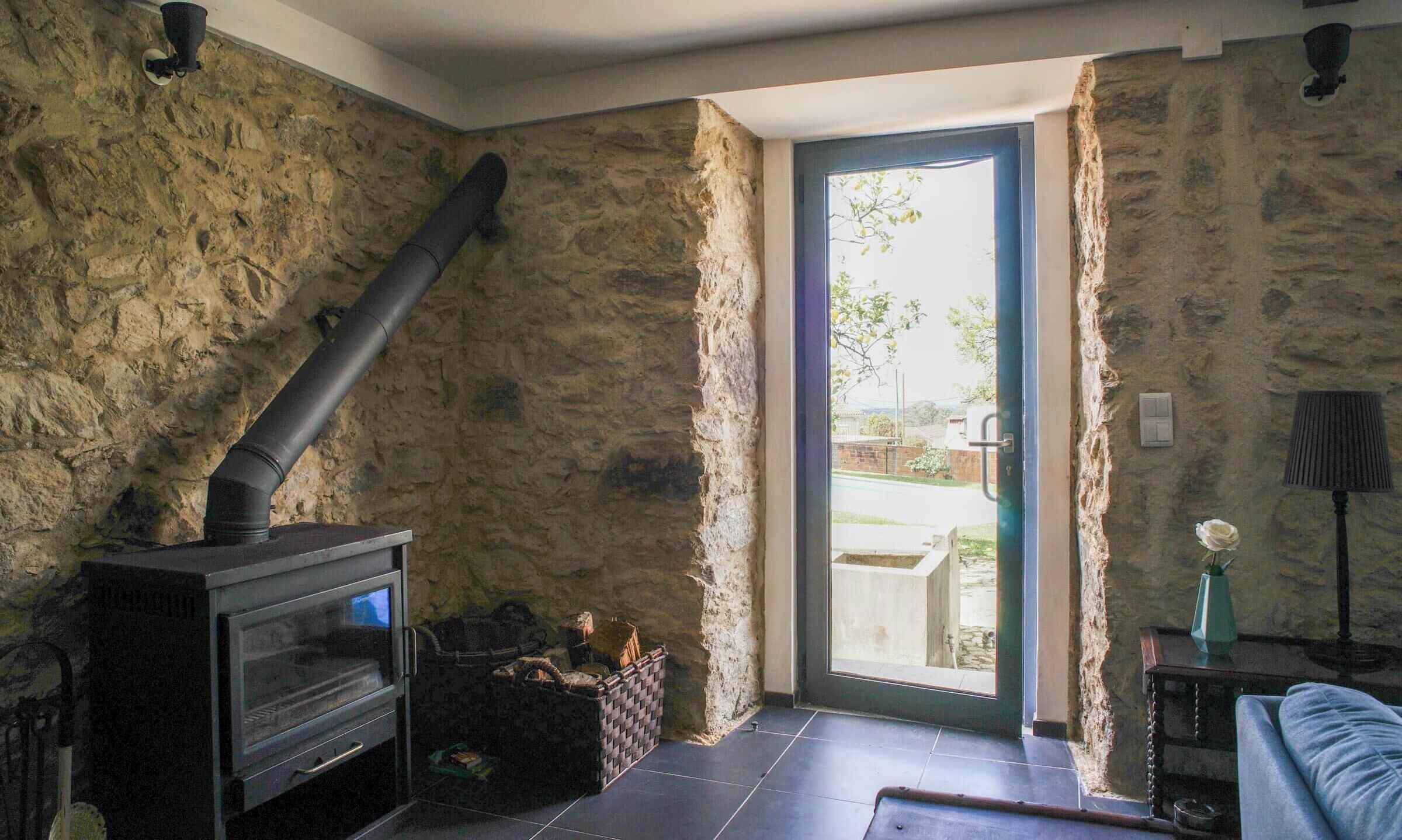 TV connectée, cheminée