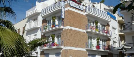 Façade de l’hébergement