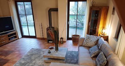 maison de vacances prÚs de la plage avec sauna, 3 chambres, cheminée, lave-linge, WiFi