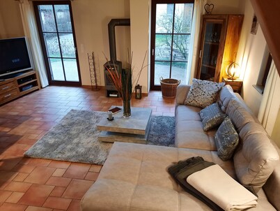 Vacation home close to the beach with sauna incl. additional costs, home office possible