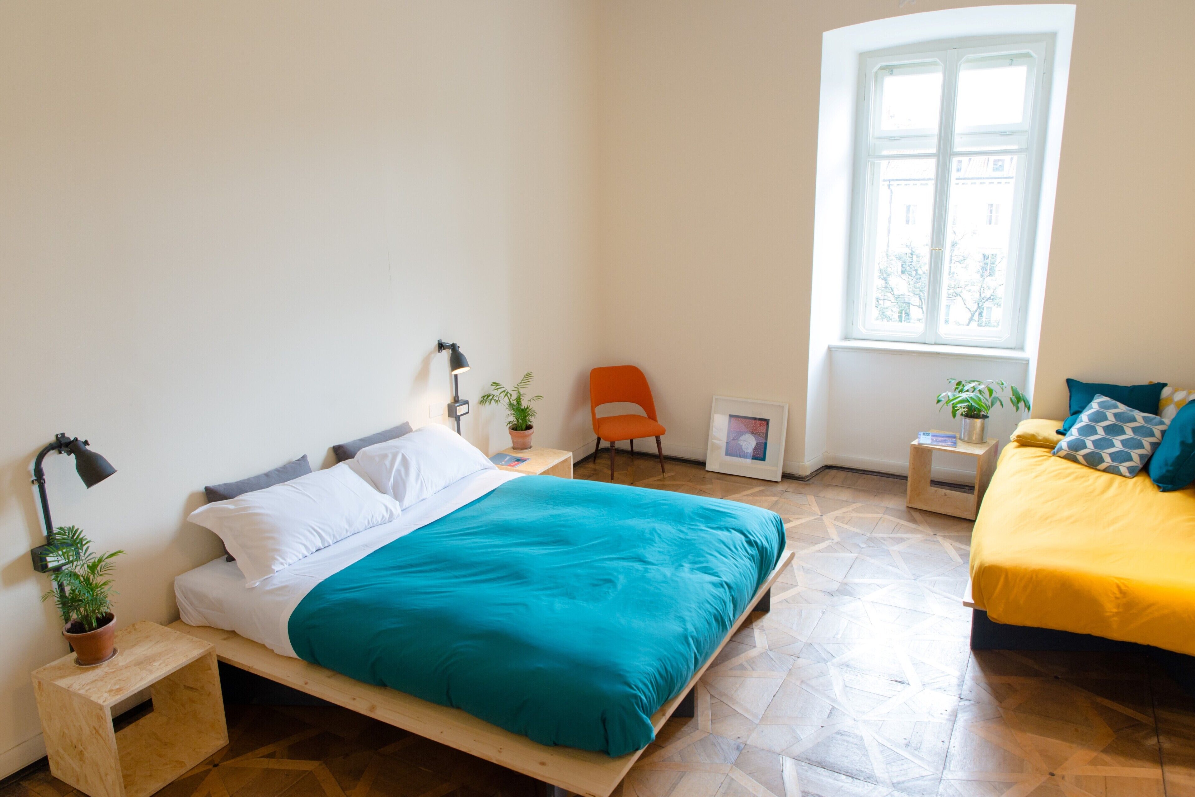 Doppel- oder Zweibettzimmer, Gemeinschaftsbad, Stadtblick