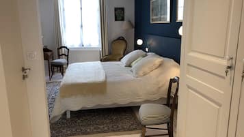 Deluxe Double or Twin Room (La Chambre Bleue) | Premium bedding, pillowtop beds, individually decorated