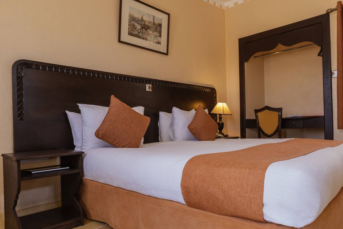 Quarto premium | Individualmente decorados, individualmente mobiliados, cortinas blackout