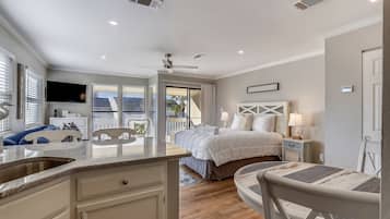 1 habitación, tabla de planchar con plancha, wifi gratis y ropa de cama