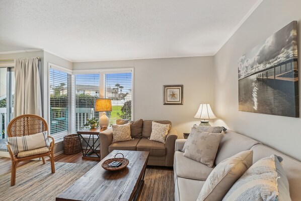 Condo, 1 Bedroom | Living area | TV