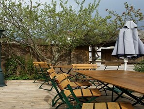 Terrace/patio - Hôtel le Jardin de la Rivière (Foncine-le-Haut)