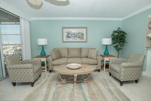 Condo, 1 Bedroom | Living area | 30-inch TV with cable channels - Magnolia House 606 1 Bedroom Condo by RedAwning (Destin)