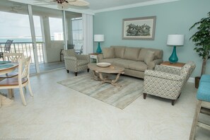 Condo, 1 Bedroom | Living area | 30-inch TV with cable channels - Magnolia House 606 1 Bedroom Condo by RedAwning (Destin)