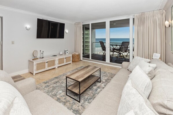 Lejlighed - 2 soveværelser | Opholdsområde | Smart-tv