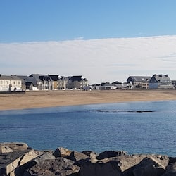 On the beach