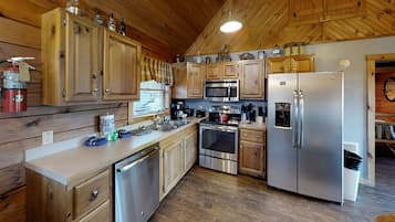 Baita, 1 camera da letto | Cucina privata | Frigorifero, microonde, forno, lavastoviglie