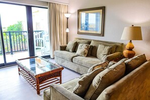 公寓客房, 2 間臥室 | 客廳 | 電視