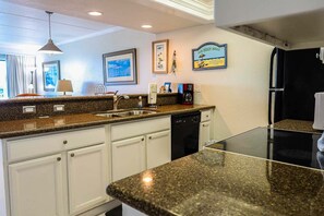 Condo, 2 Bedrooms | Private kitchen | Fridge, microwave, oven, dishwasher - Continental 101 Minium 2 Bedroom Condo by RedAwning (South Padre Island)