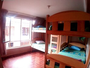 Blackout curtains, free WiFi, bed sheets