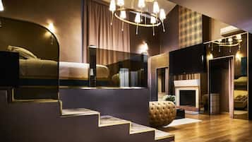 Seprai katun Mesir, seprai premium, busa memori, dan minibar