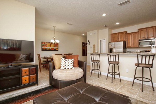 Fridge, microwave, stovetop, dishwasher - Paradise Palms 4 Bed Townhome w Splashpool - 3080PP (Kissimmee)