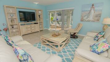 TV, video-game console, table tennis