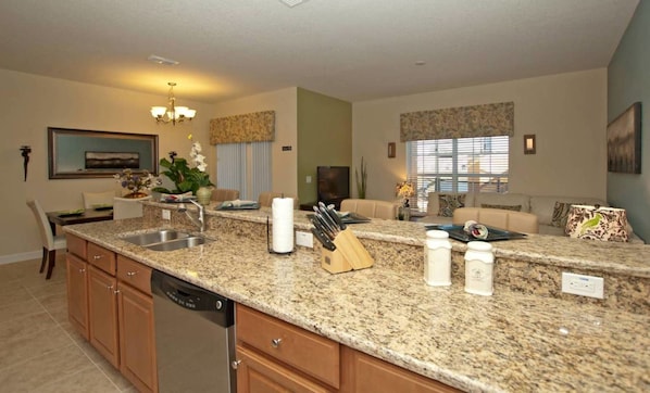 Private kitchen - Paradise Palms 4 Bed Townhome w Splashpool - 3021PP (Kissimmee)