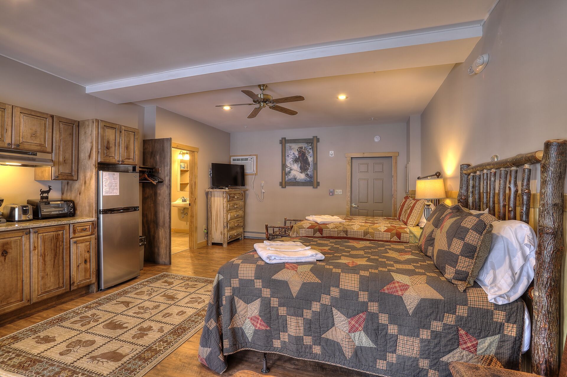 1 bedroom, WiFi, bed sheets, wheelchair access