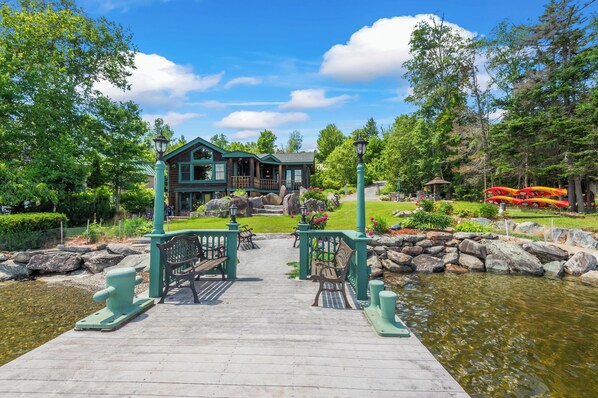 Property grounds - Short Gap - Beautiful home on the western shore of Rangeley Lake (Rangeley)