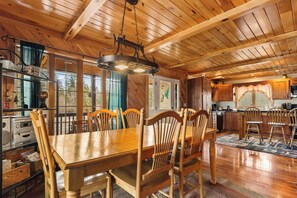 Dining - Hart | Beautiful family getaway located just three miles from downtown Rangeley (Rangeley)