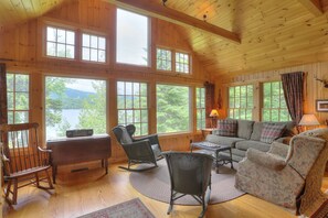 TV, DVD player, stereo