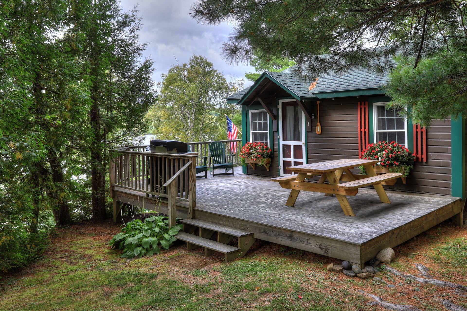 Terraces Cabin 1 - Quiet and serene cottage community on Rangeley Lake