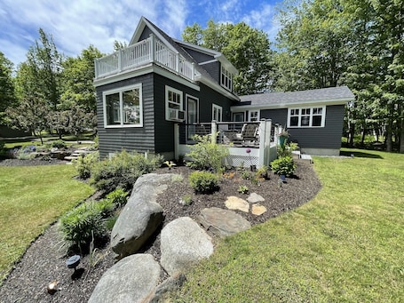Property grounds. Oceanview Bungalow Style Home in Owls Head