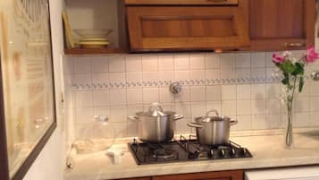 Quadrupla City, letti multipli, non fumatori, vista città | Cucina privata | Frigorifero, microonde