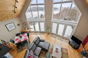 TV, DVD player, books, stereo - A Starry Night | Shared Waterfront | Close to Saddleback | Views (Rangeley)