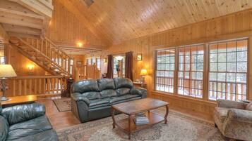 Télévision, cheminée, lecteur de DVD