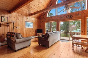 Smart TV, DVD player, books, video library - Russell Cove18 | Spacious Home with Shared Access to Rangeley Lake (Rangeley)