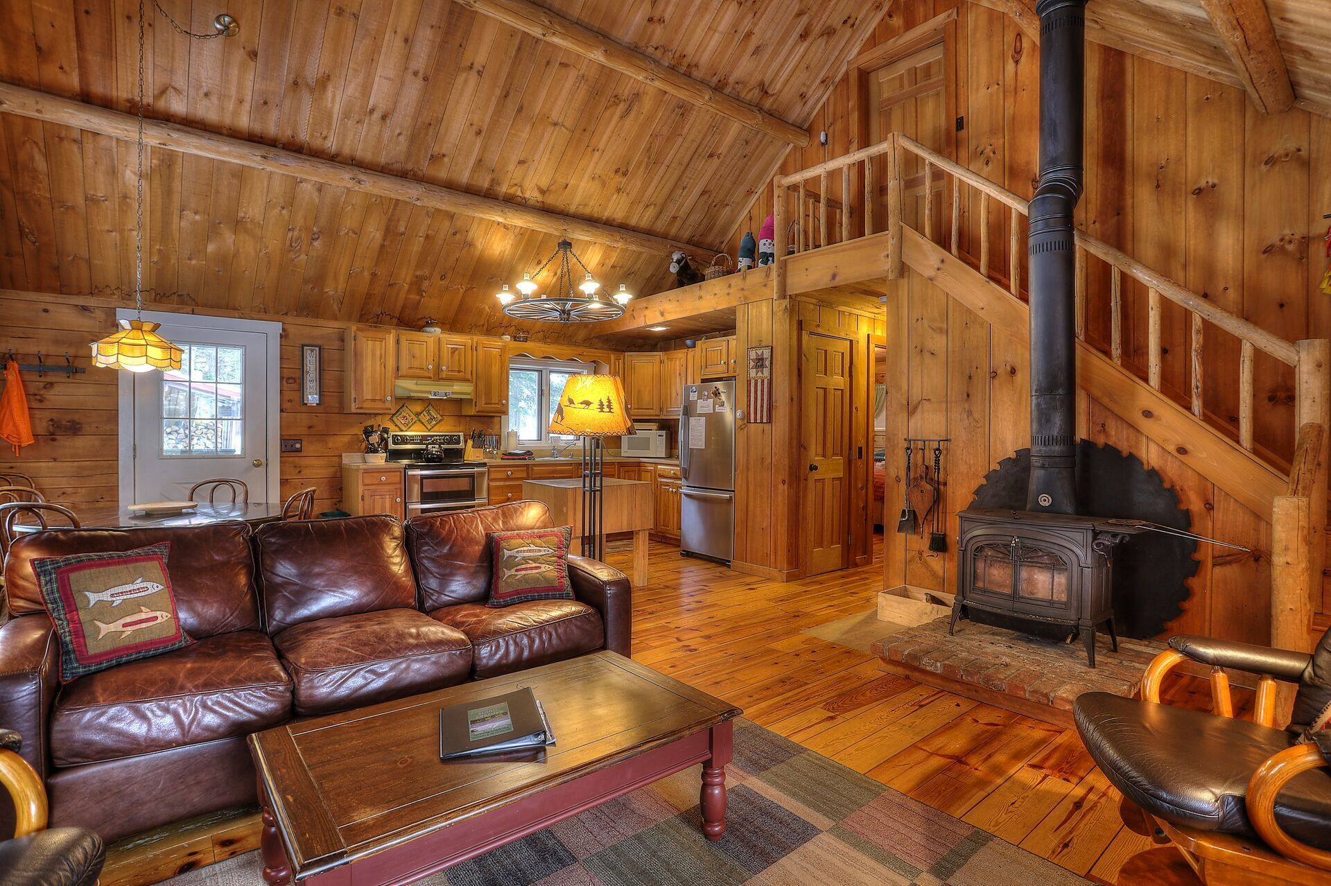 TV, fireplace, DVD player, stereo