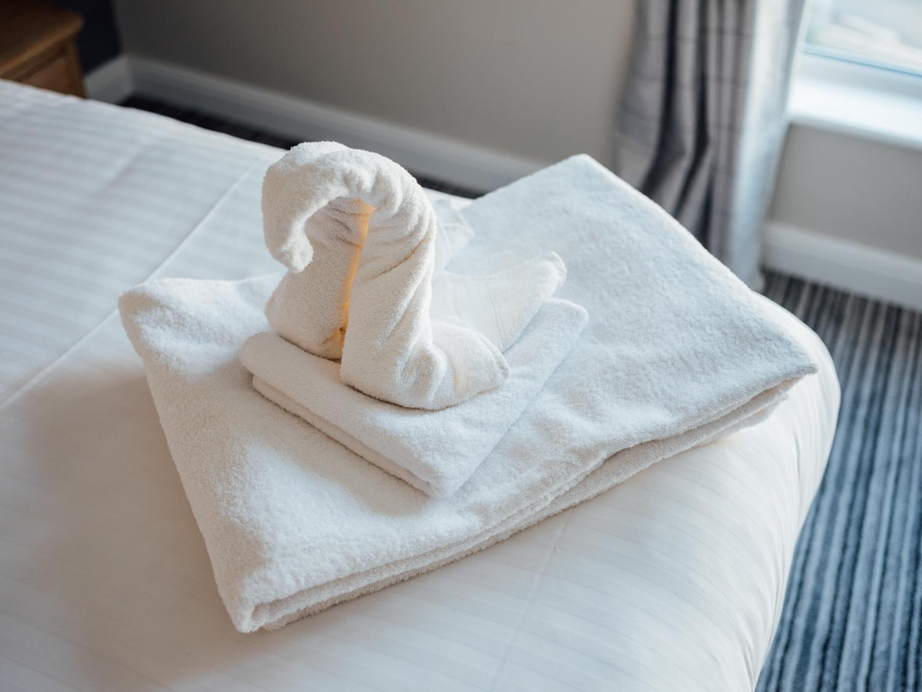 premium bedding, individually decorated, individually furnished, desk