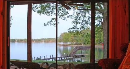 Mountain Style Log Home Main Channel/Patio/Fire Pit/Lake Equipment Rental/Dock