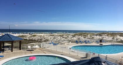 Erschwingliche Strand in Sugar Beach Condos in Orange Beach, AL