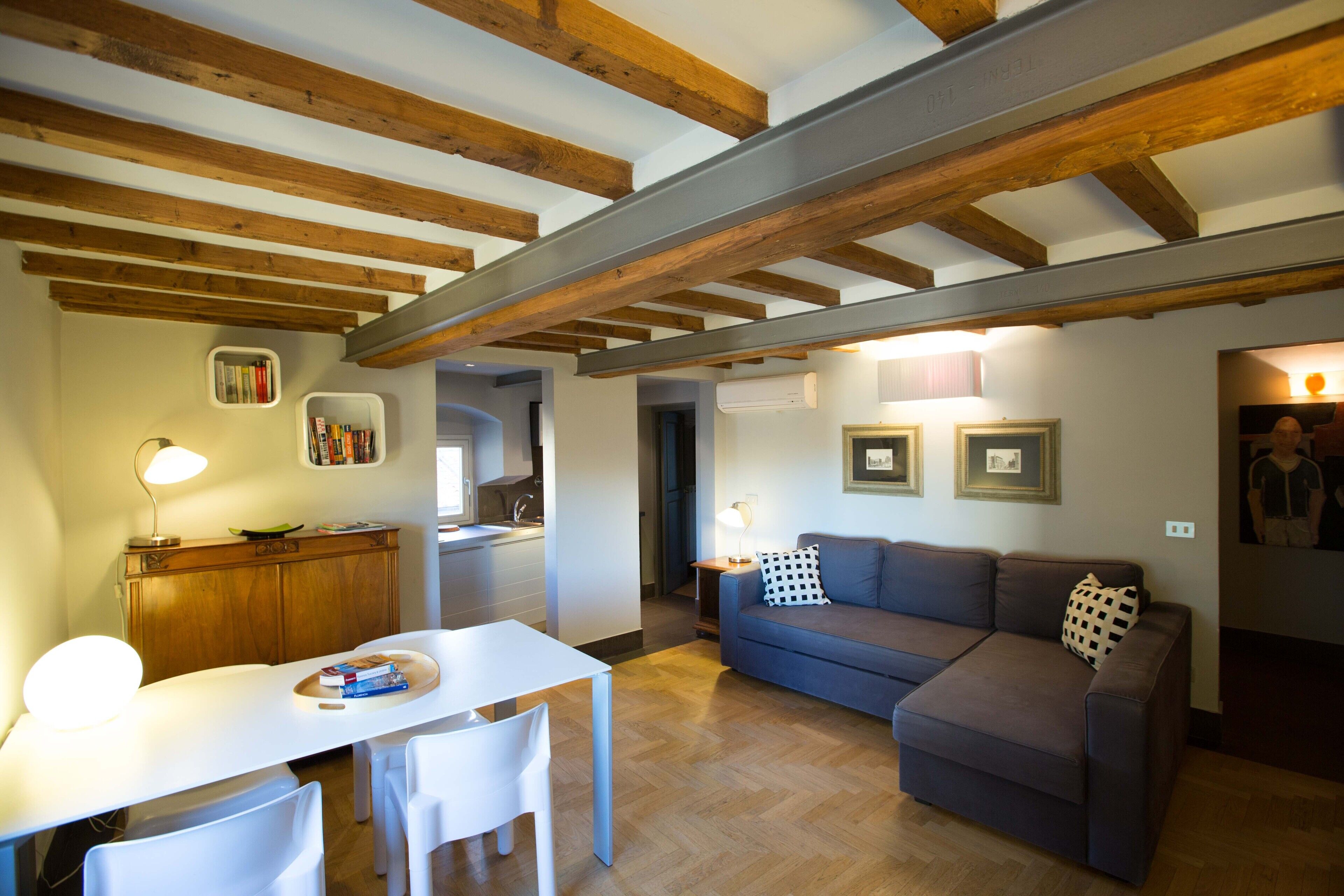 TV connectée, cheminée, lecteur de DVD