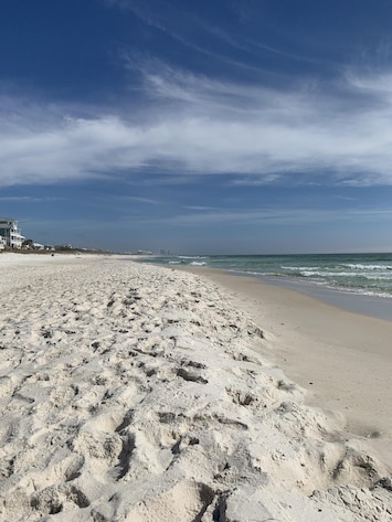 Private beach access