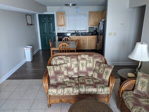 TV, DVD player, stereo