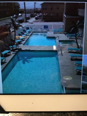 Una piscina riscaldata