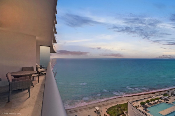 Wrap-around balcony