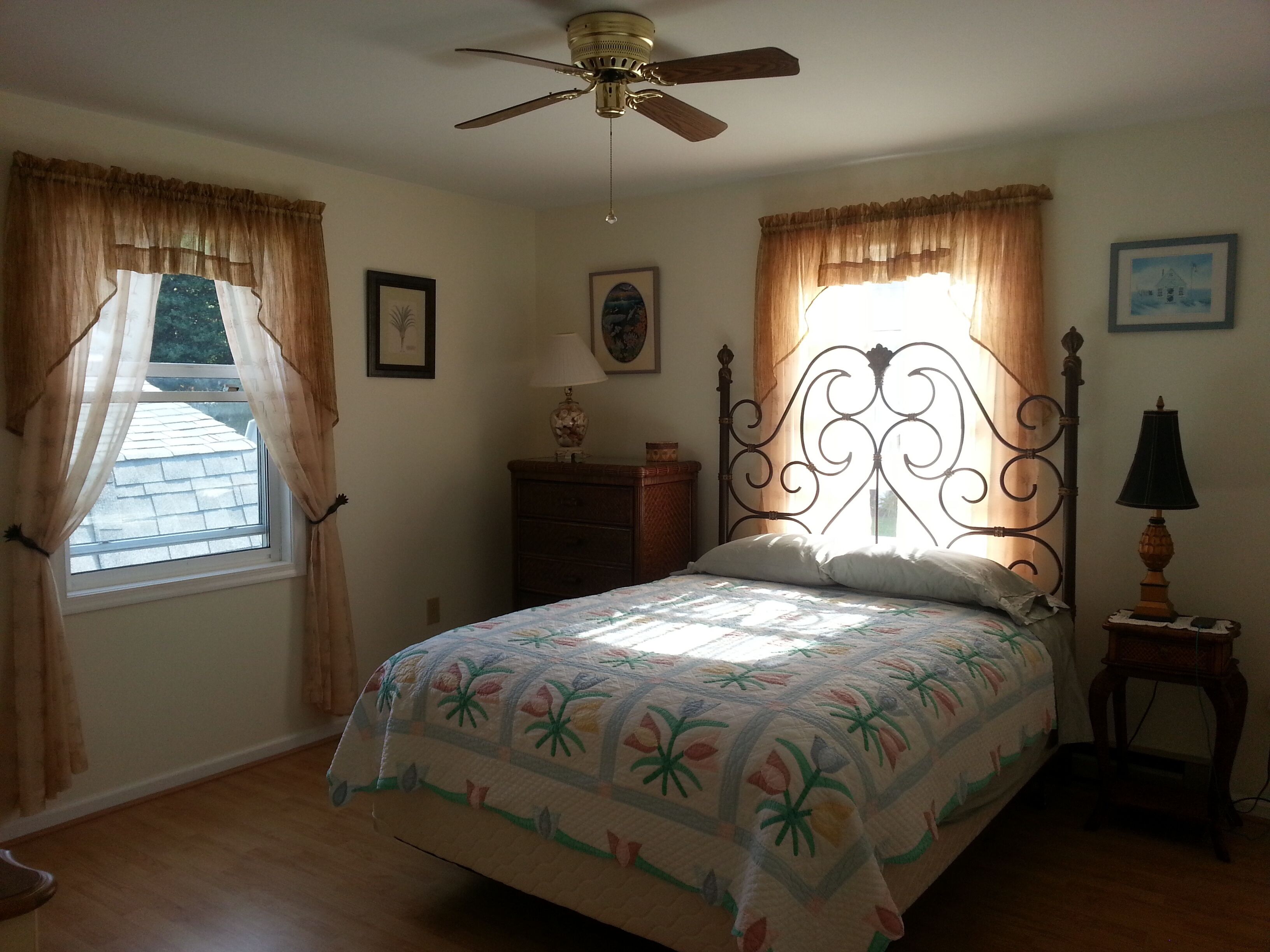 Fresh air and breezes just a half block from the bay