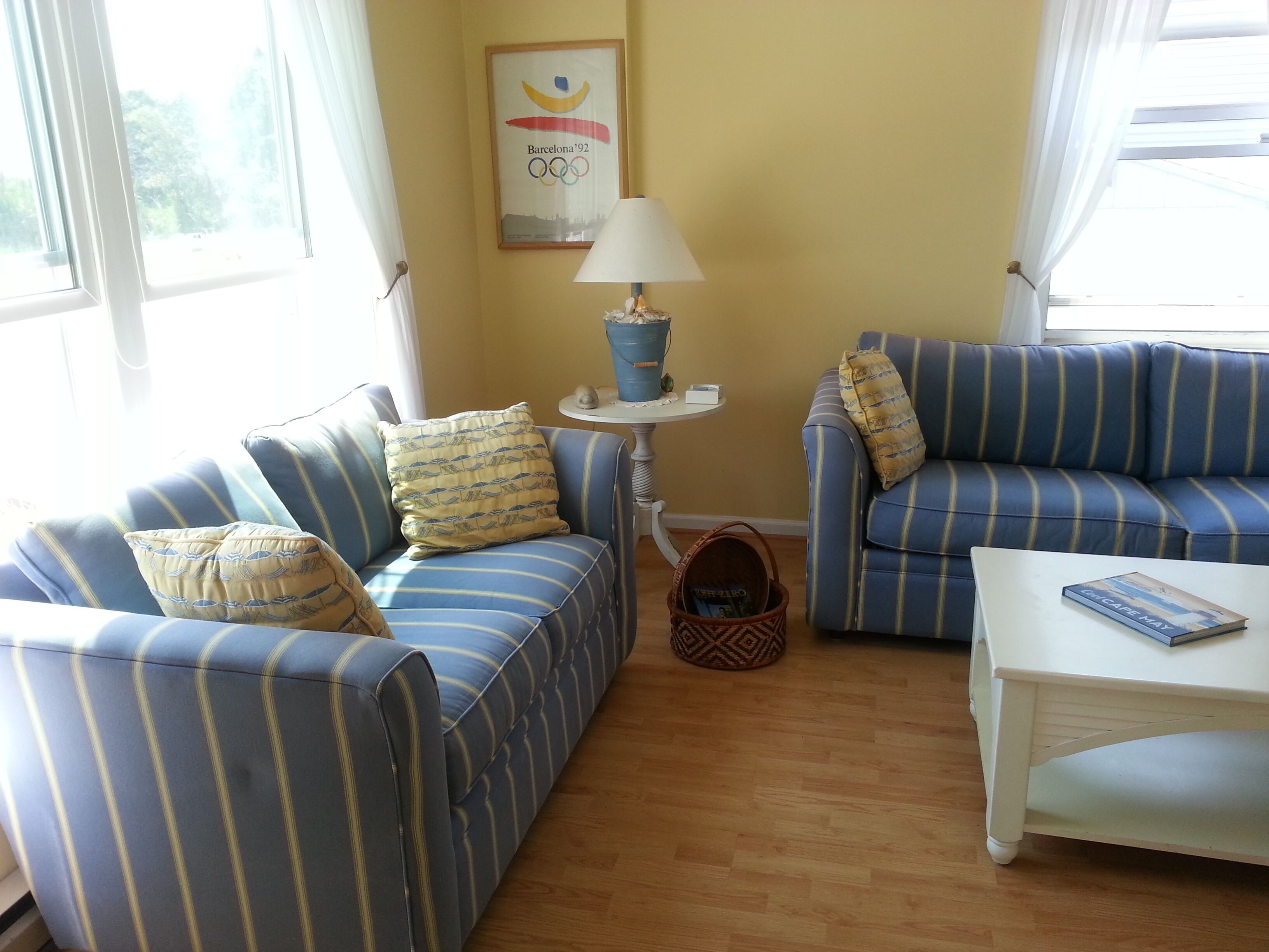 Fresh air and breezes just a half block from the bay