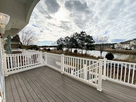 Terrace/patio. Waterfront Haven - 4mi to Ocean City, MD Boardwalk - 4bdr/3.5ba; Sleeps 9