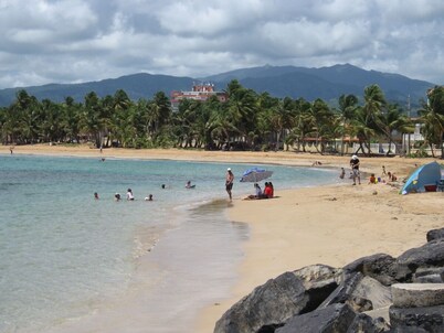 Las Sirenas: Gated Beachfront Community Resort Style Amenities and Private Patio