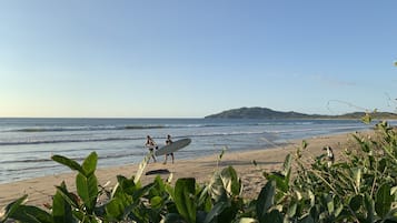 En la playa